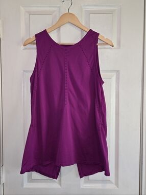 Athleta Foothill Seamless Tank Top Women’s M Pink Fuchsia Athleisure Workout